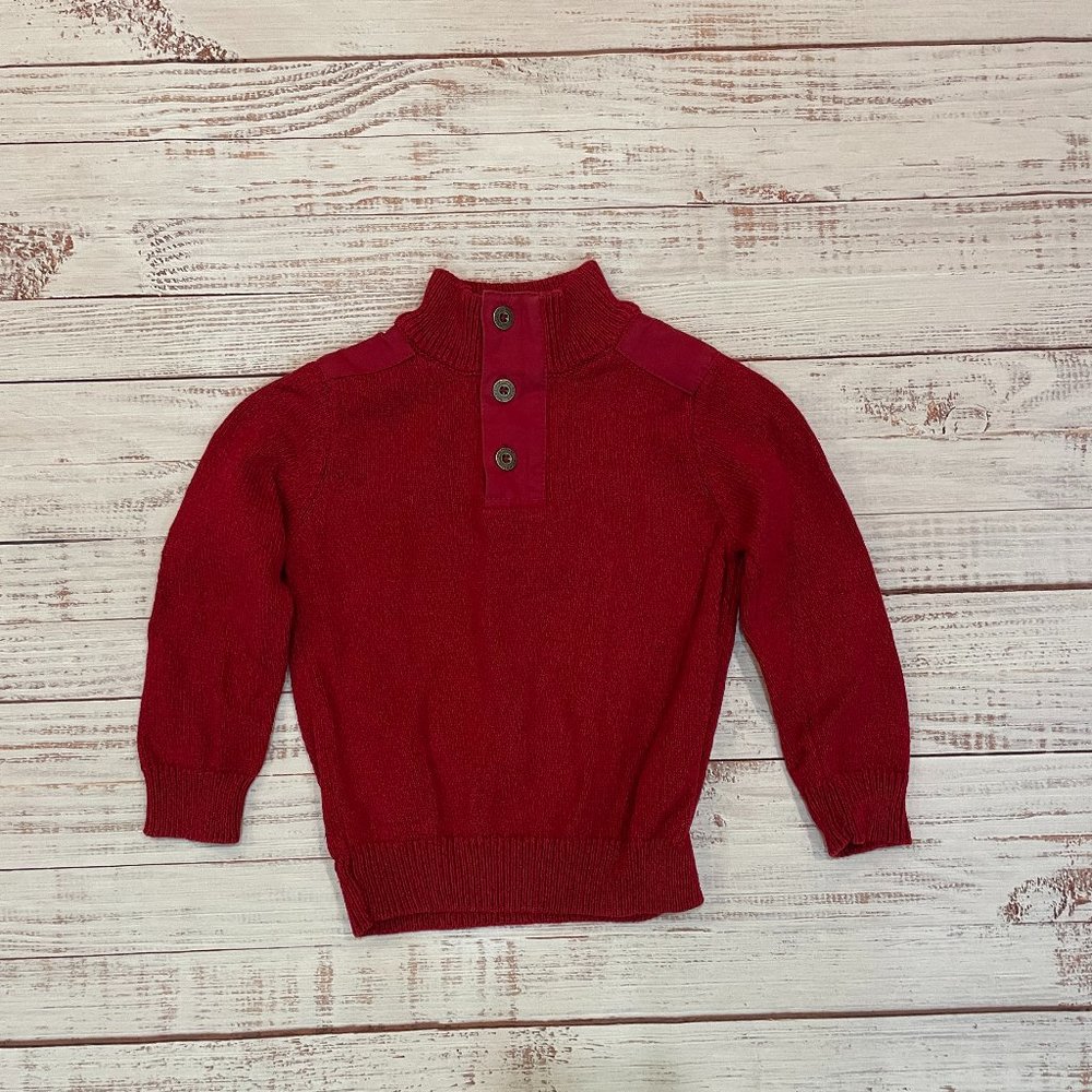Boys Turtleneck Sweater and Holiday Plaid Button Up Shirt Set - Picture 3 of 8